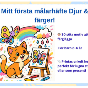 Mitt första målarhäfte, Djur & färger!